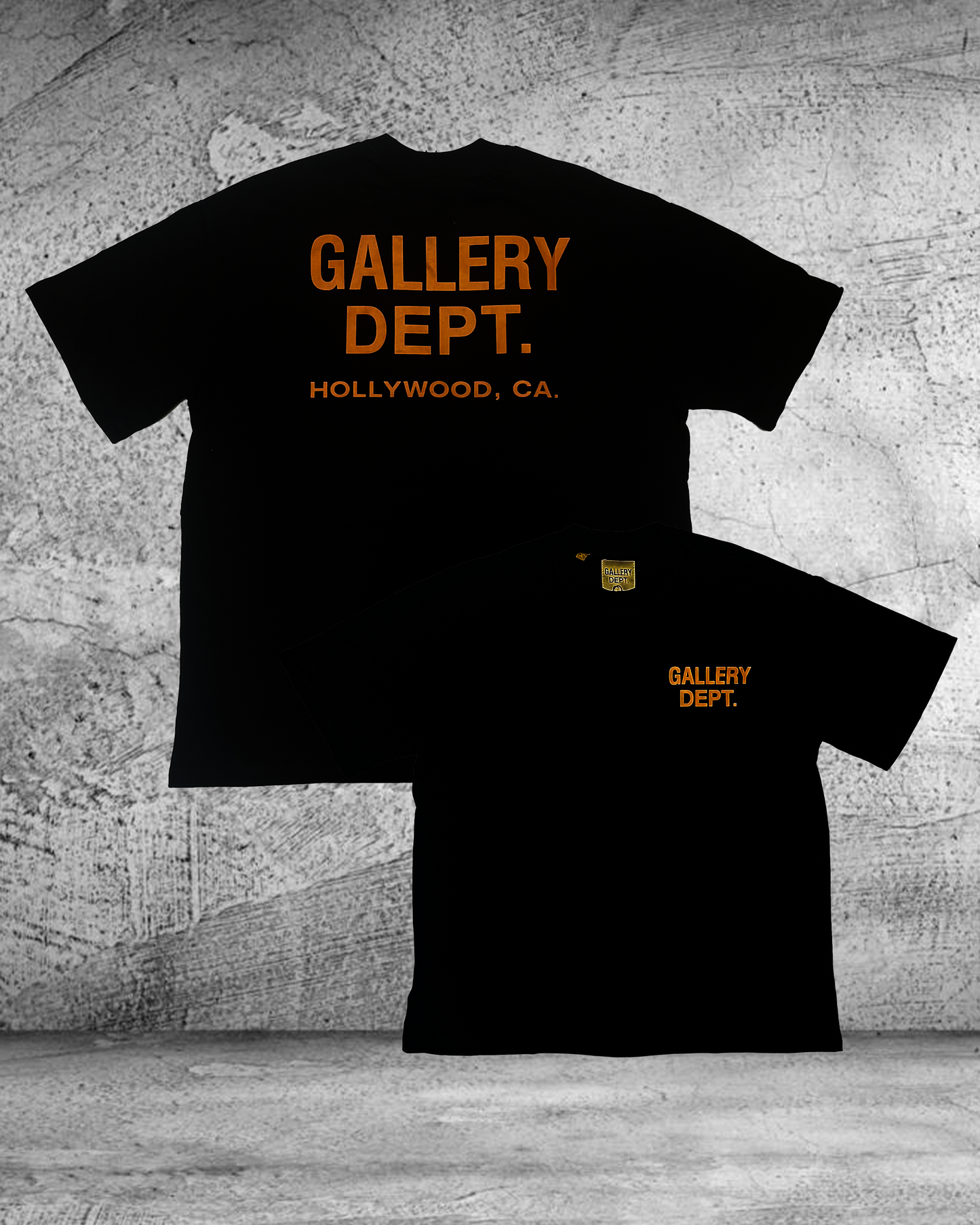 Camiseta de Algodón GALLERY DEPT Color Negro