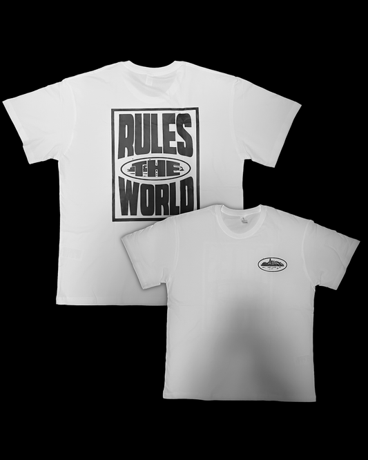 Camiseta Corteiz Halftone Island Tee Negro/Azul